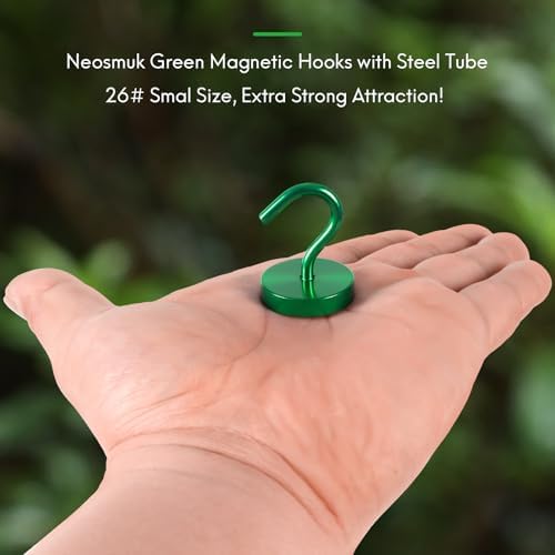 Neosmuk Magnetic Hooks Large Opening, 80lb+ Cruise Hooks, 6 Pack - Image 2