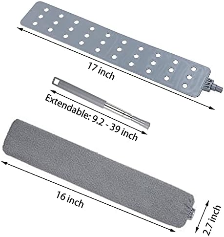 Upgraded Under Appliance Cleaning Gadgets, Microfiber Gap Duster, Skinny Flat - Image 3