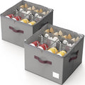 Criusia Shoe Organizer for Closet, 2 Pack Shoe Organizer by Criusia