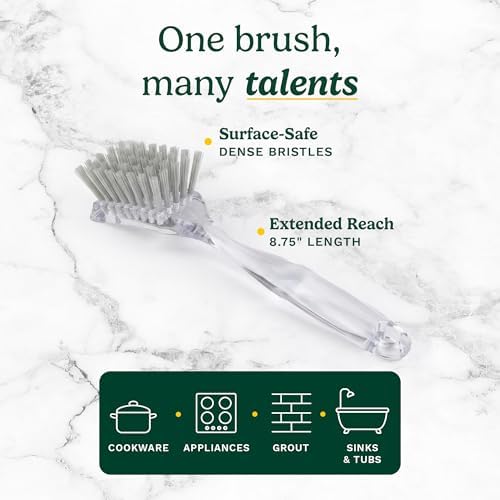 Cuisinart Dish Brush with Handle, 2 Pack, Firm Bristles - Image 5