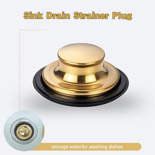 RQYEKDO Kitchen Sink Drain Strainer Stopper Stainless Steel Basket Filter - Image 6