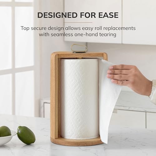Anji Mountain Wooden Paper Towel Holder - Image 5
