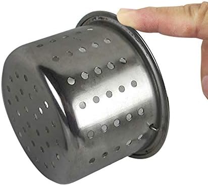 SUS304 Stainless Steel Deep Sink Strainer Inner Basket, Replacement - Image 2