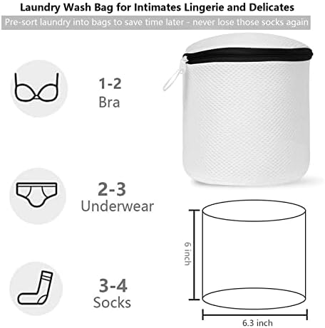 Ainiv Mesh Laundry Bags, Bra Wash Bags Mesh Wash Bags, Reuse Washing Machine Bag - Image 2