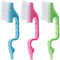 Slick- Window Track Cleaning Brush, 3 Pack, Ergonomic Handle, Built-in Scraper by SlickSolutions
