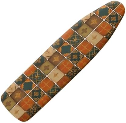 Moroccan Ceramic Tiles Steam Ironing Board Cover, Vintage Square Tile Standard by Daulesho