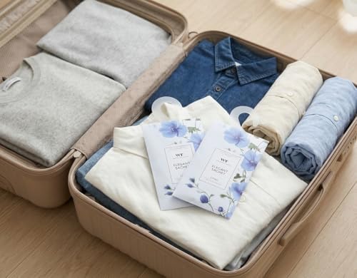 WEALD TRIBE 12 Packs Large-Bag Fresh Linen Scented Sachets - Image 5