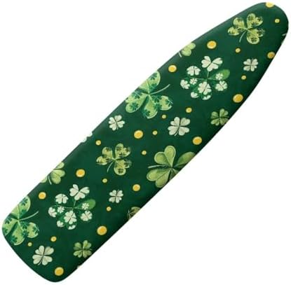 St. Patrick's Day Ironing Board Cover Fits Standard Green Polka Dot Shamrock by Daulesho