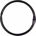 Black Shower Curtain Rings 2 Inch Metal Round Ring Rustproof by GOTOONE