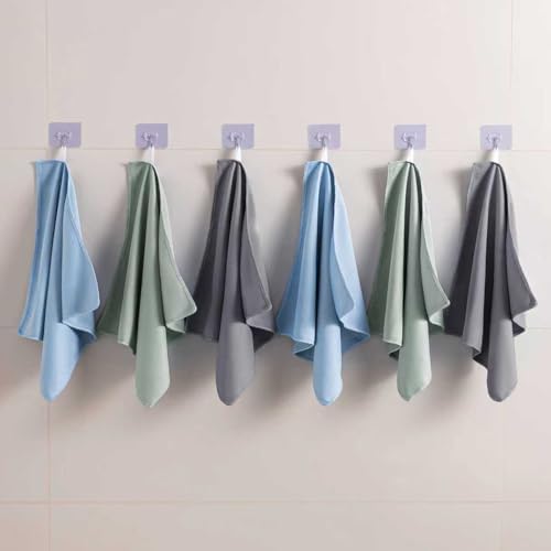 Microfiber Glass Cleaning Cloth 8 Pack, 16 Inch x 12 Inch, Lint Free Quickly - Image 6