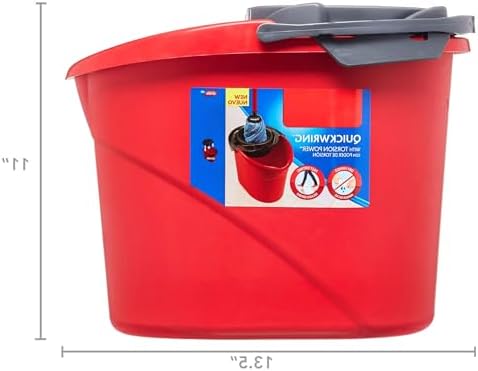 DqOasd Quick Wring Bucket, 2.5 Gallon Mop Bucket - Image 2
