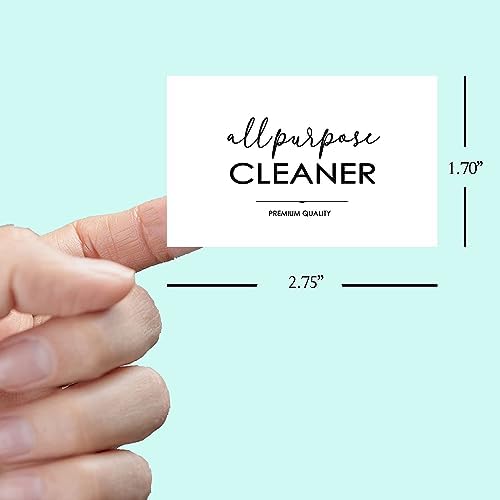 Minimalist Laundry Room Labels, Modern Cleaning Labels - Image 3