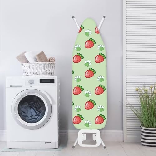 Strawberry Paws Iron Board Cover Resist Scorching Stretchable Table Top Ironing - Image 4