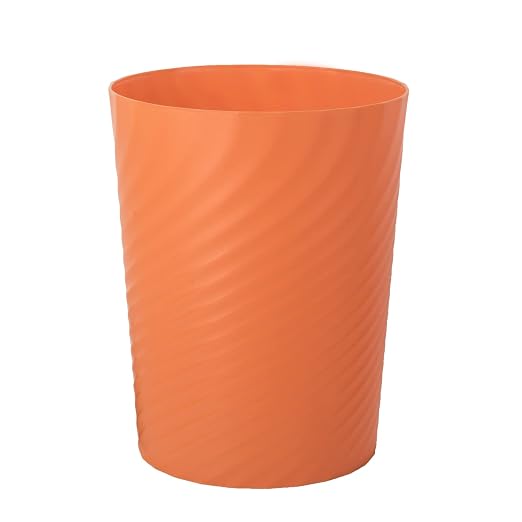 UUJOLY Plastic Small Bathroom Trash Can Wastebasket Garbage Can, Laundry Room by UUJOLY