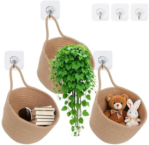 ShellKingdom Hanging Baskets, Boho Pouchs Bag Organizers by ShellKingdom