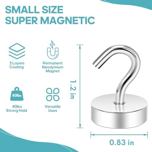 Neosmuk Magnetic Hooks Steel Tube Design - Image 4
