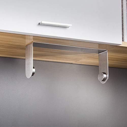ZUNTO Paper Towel Holder Under Cabinet, Self Adhesive Paper Roll Rack - Image 5