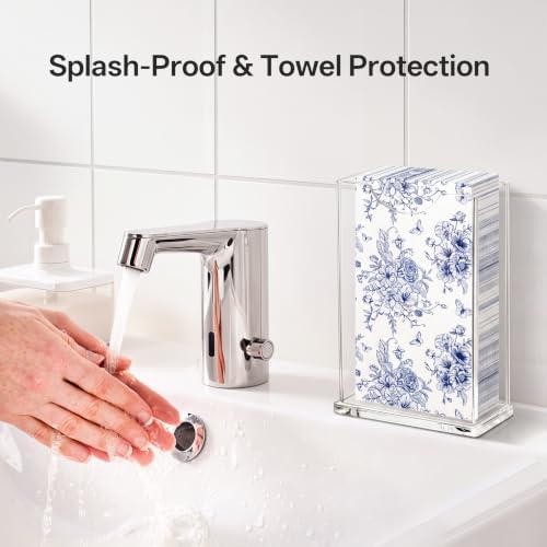 HBlife Acrylic Vertical Guest Towel, Paper Napkin Holder - Image 4