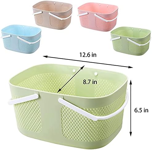 rejomiik Portable Plastic Shower Caddy Basket Organizer - Image 5