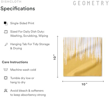 GEOMETRY Kitchen Dish Cloths - Image 6