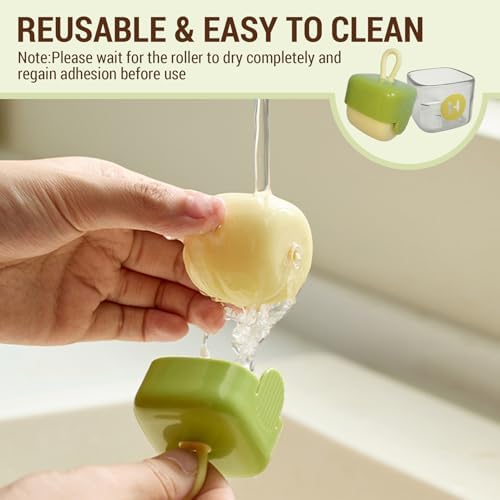 Mini Lint Roller Reusable Washable Sticky Pet Hair Remover - Image 6