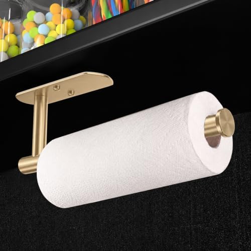 VAEHOLD Adhesive Paper Towel Holder Under Cabinet Wall Mount - Image 3