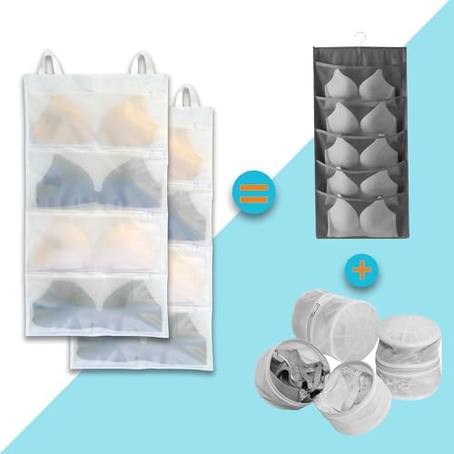 Bra bags for laundry, 2 Pack – Holds 8 A–D Cups, 4-in-1 Cleans, Stores & - Image 5