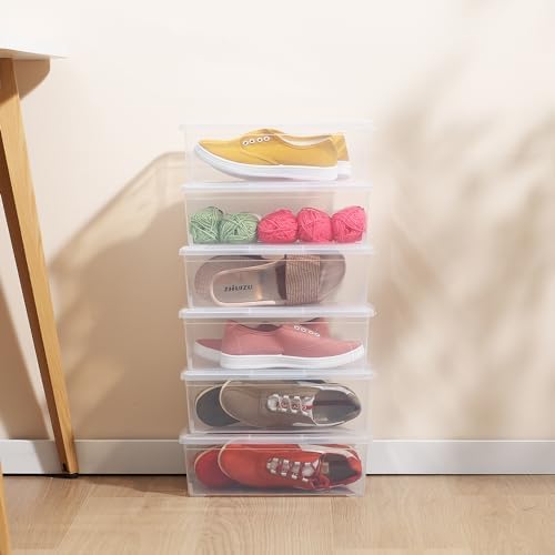 novelinks 12 Pack 6QT Plastic Storage Bins - Image 3