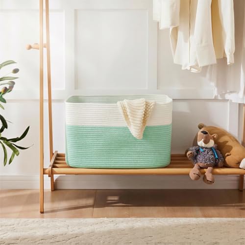 Artfeel Blanket Basket, Rectangle Woven Baskets - Image 4