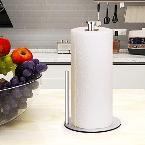 Paper Towel Holder Countertop, Stainless Steel Kitchen Paper Towel Holder Stand - Image 2