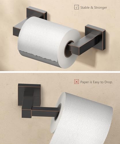 FORIOUS Commercial Toilet Paper Holder Wall Mount Bathroom Tissue Holder - Image 4