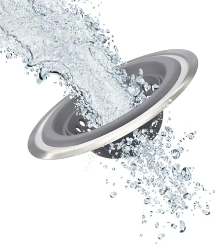 Silicone Strainer for Kitchen Sink, 2 Pack, Stainless Steel Reinforced - Image 7