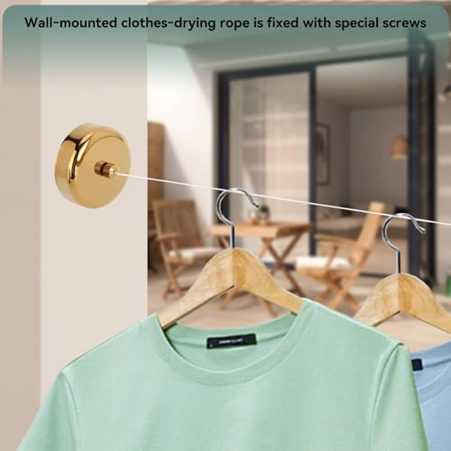 Retractable Clothesline Indoor, Laundry Line Clothes - Image 5