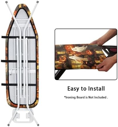 Halloween Ghost Ironing Board Cover, Holiday Horror Pumpkin Applicable Standard - Image 4
