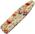Retro Flower Ironing Board Cover Non-Slip 15x54 Inch Shirley Flower Butterfly by Daulesho