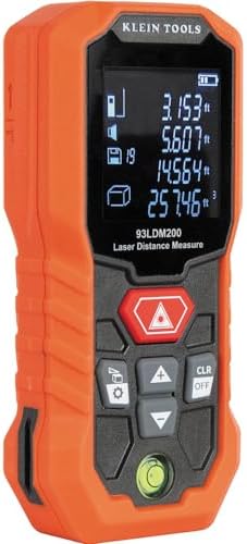 Klein Tools Laser Distance Measure, Measures in Feet by Unknown