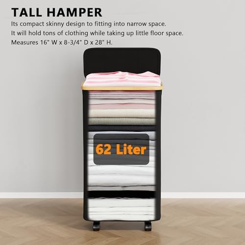 SpaceAid Slim Laundry Hamper - Image 5