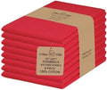 Urban Villa Kitchen Towels Cotton Dish Towels 27”x27” Red by CottonTrends