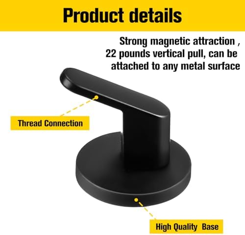 Kanayu 10 Pcs Magnetic Hooks Heavy Duty Magnetic Wreath Hanger, Magnet Tool - Image 4
