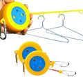 Portable Clothesline Indoors Outdoors Windproof and Slip-Resistant by VFENHIR
