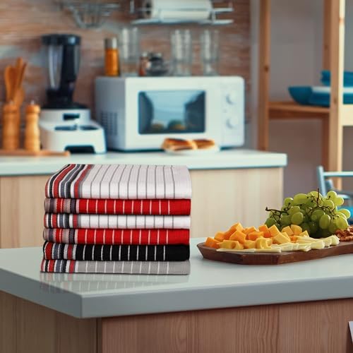 Urban Villa Kitchen Towels Cotton Dish Towels 20”x30” Multi - Image 5