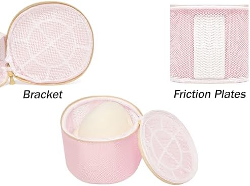 Bra Washing Bag for Delicates, Shape-Retaining, 2 Pack Lingerie Laundry Bag - Image 3