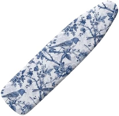 Vintage Blue Hummingbird Ironing Board Covers Fits Standard Sizes Ironing Board by Darisoco