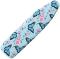Blue Butterfly Rose Ironing Board Cover and Pad Dust-Proof Stain Resistant by Tomeusey