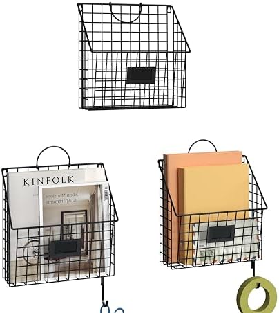 3 Packs Hanging Wall File Organizer by Yuzehuaza