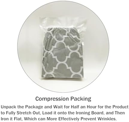 Ironing Board Cover and Pad Standard Size 15" x 54", 3 Pairs of Hook and Loop - Image 6