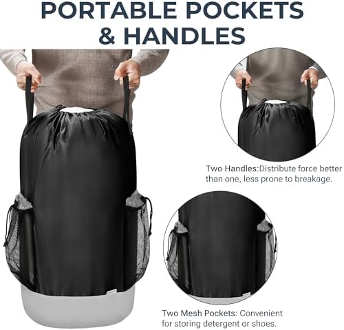 Large Heavy Duty Backpack Laundry Bag - Image 4