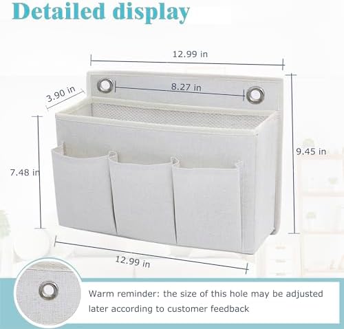 2-Pack Wall Hanging Organizer Bag/Hanging Baskets - Image 2