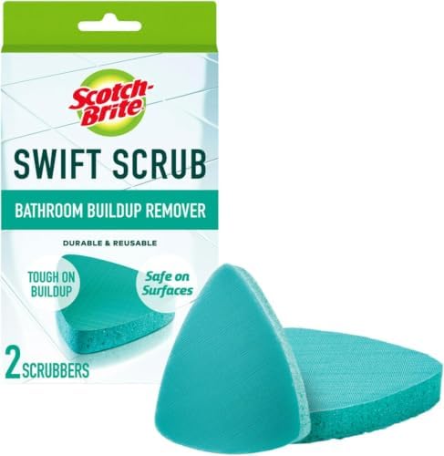 Scotch-Brite Swift Scrub Bath Cleaner Scrubbers, Soap Scum Remover by Scotch-Brite