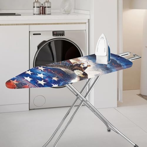 GLENLCWE American Flag Bold Eagle Ironing Board Cover, 54x15 inches, 4th of - Image 2